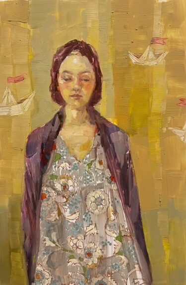 "The journey of yest…" başlıklı Tablo Lorena Iavorschi tarafından, Orijinal sanat, Petrol