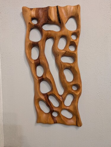 Schaum. Wand Skulptur aus Kirschbaumholz massiv Скульптура под названием "Schaum. Wand Skulpt…" - Alexander Stepanow, Подлинное произведение искусства, Дерево