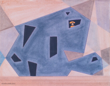 constructo visual 12 Painting titled "constructo visual 12" by Ojolo - Abel García, Original Artwork, Oil