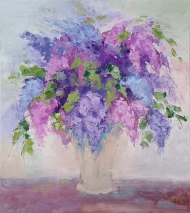 绘画 标题为“Scent of a spring n…” 由Emilia Milcheva, 原创艺术品, 油 安装在木质担架架上