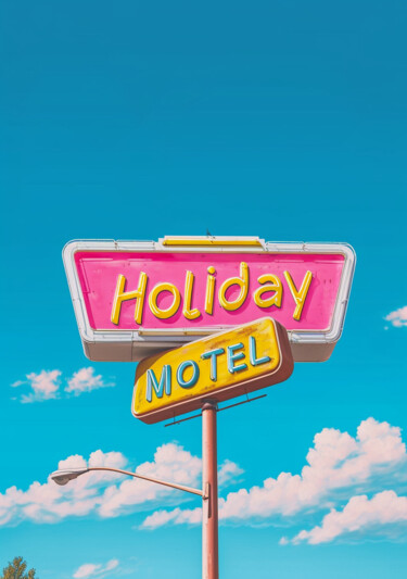 数字艺术 标题为“Vibrant Holiday Mot…” 由春宇 关, 原创艺术品, AI生成的图像 安装在纸板上