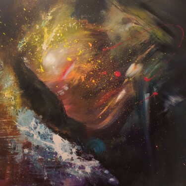 Pintura intitulada "Potentials" por Kerstin Vogel, Obras de arte originais, Acrílico Montado em Armação em madeira