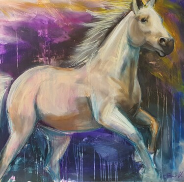 Trust your soul Pittura intitolato "Trust your soul" da Kerstin Vogel, Opera d'arte originale, Acrilico Montato su Telaio per barella in leg…