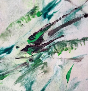 Painting titled "Avifauna Abstractio…" by Milto Sideris, Original Artwork, Acrylic
