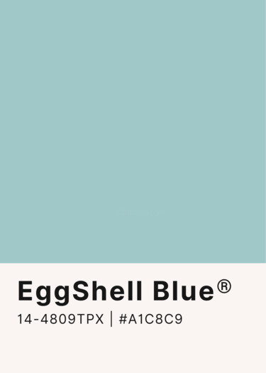"Eggshell Blue Paint…" başlıklı Dijital Sanat 春宇 关 tarafından, Orijinal sanat, AI tarafından oluşturulan görüntü Karton üzer…