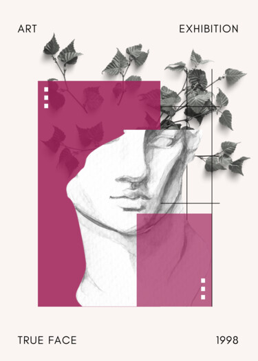 Digital Arts titled "Eternal Beauty: A M…" by Chun Yu Guan, Original Artwork, AI generated image Mounted on Cardboard