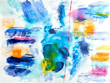 Painting titled "Zeitfenster VI" by Klaus Stieghorst (KS), Original Artwork, Acrylic