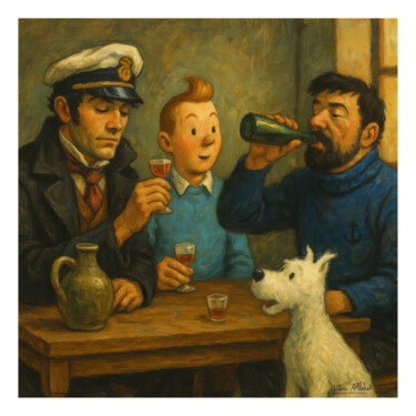 "Tavern Scene" başlıklı Dijital Sanat Antoni Albalat Salanova tarafından, Orijinal sanat, Dijital Resim