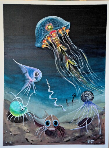 绘画 标题为“Морские милашки” 由Vera Filatova, 原创艺术品, 丙烯
