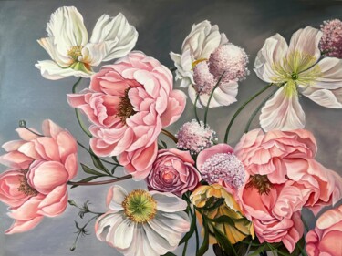 "My summer. June" başlıklı Tablo Anna Zhdanyuk tarafından, Orijinal sanat, Petrol Ahşap Sedye çerçevesi üzerine monte edilmiş