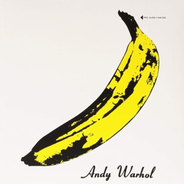 제목이 "Andy Warhol's Banan…"인 디지털 아트 春宇 关로, 원작, AI 생성 이미지 판지에 장착됨