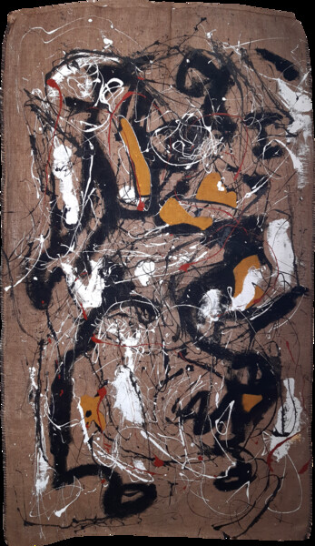 Schilderij getiteld "Sans titre (Février…" door Florent Chamard, Origineel Kunstwerk, Acryl