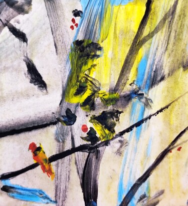 Pittura intitolato "Spiteful and negati…" da Milto Sideris, Opera d'arte originale, Acrilico