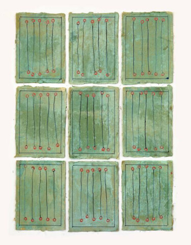 "Zen and Then" başlıklı Tablo Alfonse Pagano tarafından, Orijinal sanat, Guaş boya