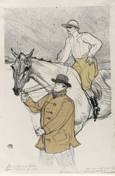 数字艺术 标题为“Equestrian Fashion:…” 由春宇 关, 原创艺术品, AI生成的图像 安装在纸板上