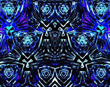 Φωτογραφία με τίτλο "Geometric Starry Ni…" από Ken Lerner, Αυθεντικά έργα τέχνης, Ψηφιακή φωτογραφία