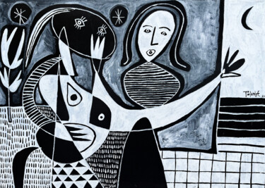 "Composición en blan…" başlıklı Tablo Enrique Pichardo tarafından, Orijinal sanat, Akrilik