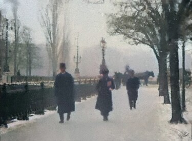 "The Pedestrians" başlıklı Dijital Sanat Russell Newell tarafından, Orijinal sanat, 2D Dijital Çalışma