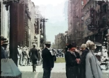 "Downtown" başlıklı Dijital Sanat Russell Newell tarafından, Orijinal sanat, 2D Dijital Çalışma