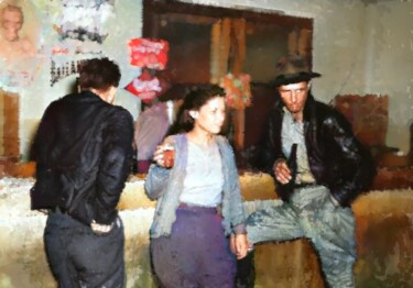 Arte digitale intitolato "The Bar of Lost Dre…" da Russell Newell, Opera d'arte originale, Lavoro digitale 2D