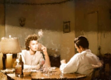 "The Card Game" başlıklı Dijital Sanat Russell Newell tarafından, Orijinal sanat, 2D Dijital Çalışma