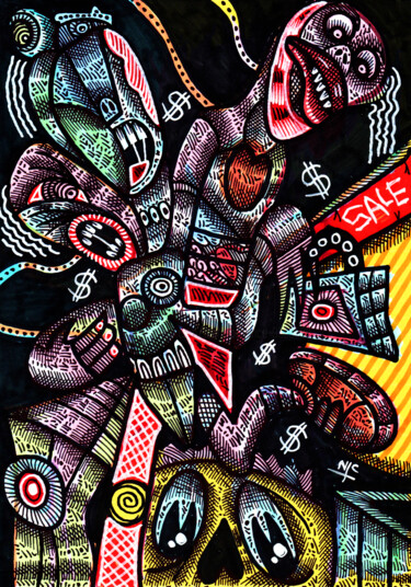 BLACK FRIDAY "BLACK FRIDAY" başlıklı Resim Nicholas Price tarafından, Orijinal sanat, Akrilik