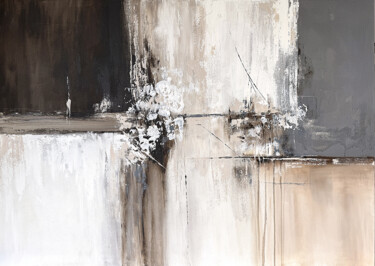 Taupe Construct. Extra large beige umber 绘画 标题为“Taupe Construct. Ex…” 由Tatiana Malinovscaia, 原创艺术品, 丙烯