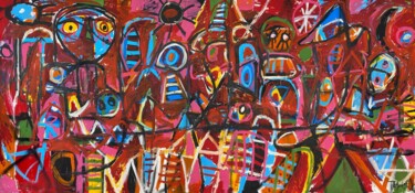 Improvisación 2 Serie ¨Casa Ennea¨ 绘画 标题为“Improvisación 2 Ser…” 由Enrique Pichardo, 原创艺术品, 丙烯