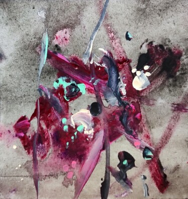 "Violent, but insign…" başlıklı Tablo Milto Sideris tarafından, Orijinal sanat, Akrilik