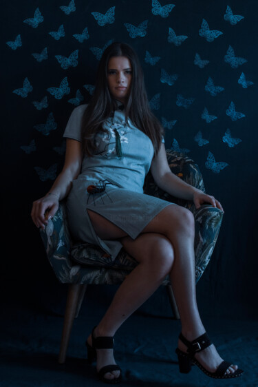 Photography titled "Black widow" by Cyrille Mulot, Original Artwork, Digital Photography