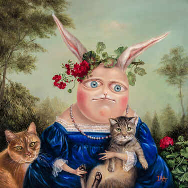 Family Portrait-3, Print on canvas 50 cm. Εκτυπώσεις & Χαρακτικά με τίτλο "Family Portrait-3,…" από Irena Aizen, Αυθεντικά έργα τέχνης, Ψηφιακή εκτύπωση Τοποθετήθηκε…