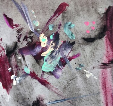 "Violent, but insign…" başlıklı Tablo Milto Sideris tarafından, Orijinal sanat, Akrilik