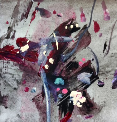 Painting titled "Violent, but insign…" by Milto Sideris, Original Artwork, Acrylic