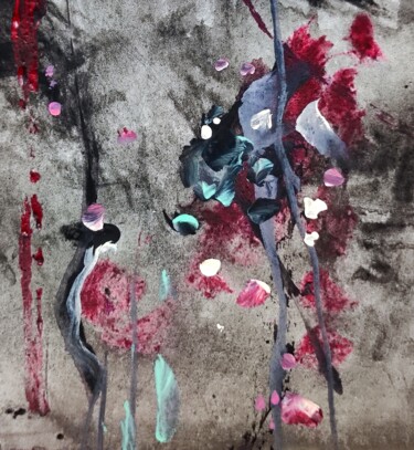 "Violent, but insign…" başlıklı Tablo Milto Sideris tarafından, Orijinal sanat, Akrilik