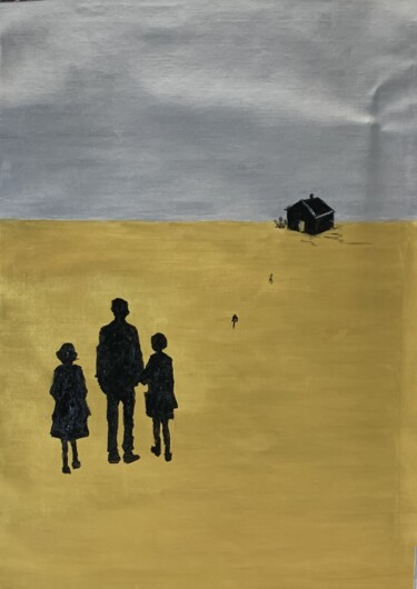 Distant Horizons, A New Dawn Pittura intitolato "Distant Horizons, A…" da Vita Schagen, Opera d'arte originale, Olio Montato su Telaio per barella in leg…
