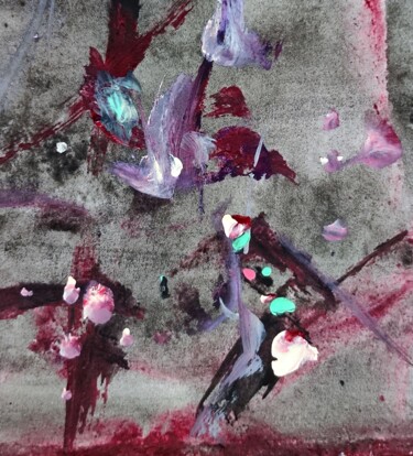 Schilderij getiteld "Violent, but insign…" door Milto Sideris, Origineel Kunstwerk, Acryl