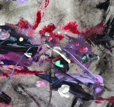 Painting titled "Violent, but insign…" by Milto Sideris, Original Artwork, Acrylic