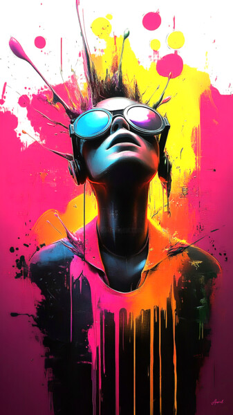 Digital Arts titled "Summer" by Aurélia Turgis, Original Artwork, AI generated image