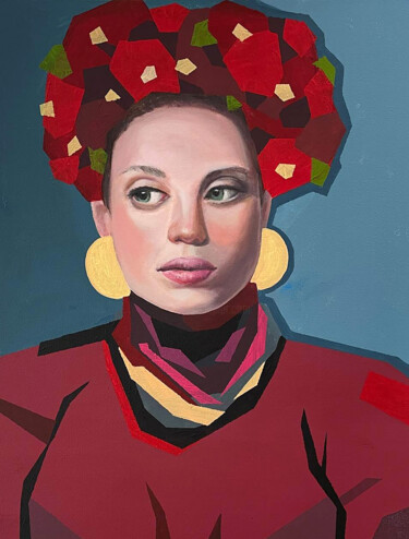 Pintura intitulada "Confidence" por Maksym Newskulenko, Obras de arte originais, Acrílico Montado em Armação em madeira