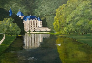 "Château de Vizille" başlıklı Tablo Maria Eduarda Isidoro tarafından, Orijinal sanat, Akrilik
