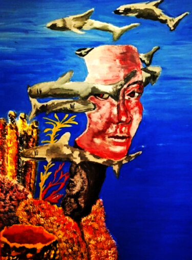 Inspired by the Unknown Sculptor 绘画 标题为“Inspired by the Unk…” 由Remooz Hassan, 原创艺术品, 水粉