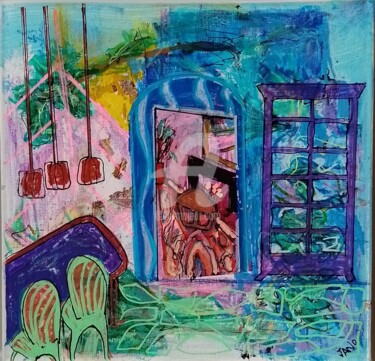 "Semi Open Plan" başlıklı Tablo Jan O'Sullivan tarafından, Orijinal sanat, Akrilik Ahşap Sedye çerçevesi üzerine monte edilm…