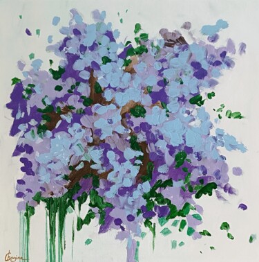 "Lilac" başlıklı Tablo Elena Chogina tarafından, Orijinal sanat, Akrilik Ahşap Sedye çerçevesi üzerine monte edilmiş