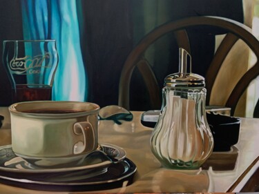 Pittura intitolato "Morning Light at th…" da Renzo Valenti, Opera d'arte originale, Olio Montato su Telaio per barella in le…