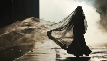 Digital Arts titled "Sepia Look" by Vanda Lehel (V A N D E E), Original Artwork, AI generated image
