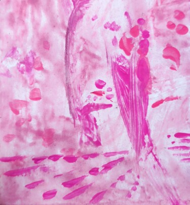 Pittura intitolato "Pink couples in a p…" da Milto Sideris, Opera d'arte originale, Acrilico
