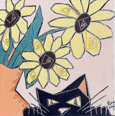 「While No One Sees」というタイトルの絵画 Lena Langerによって, オリジナルのアートワーク, アクリル