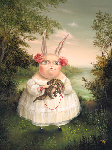 Vistula Quietude, Print on canvas 50 cm. Отпечатки и Гравюры под названием "Vistula Quietude, P…" - Irena Aizen, Подлинное произведение искусства, Цифровая печать Ус…
