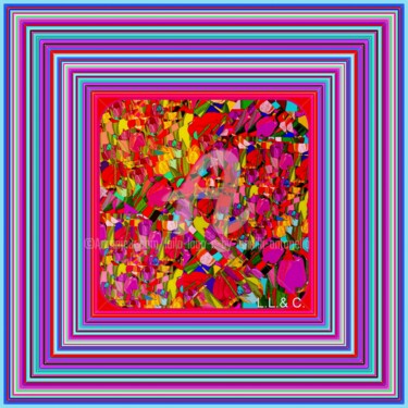 "FOULARD ARTISTICI I…" başlıklı Tekstil Sanatı Laila Lago & C. By Iannilli Antonella tarafından, Orijinal sanat, Dijital Res…