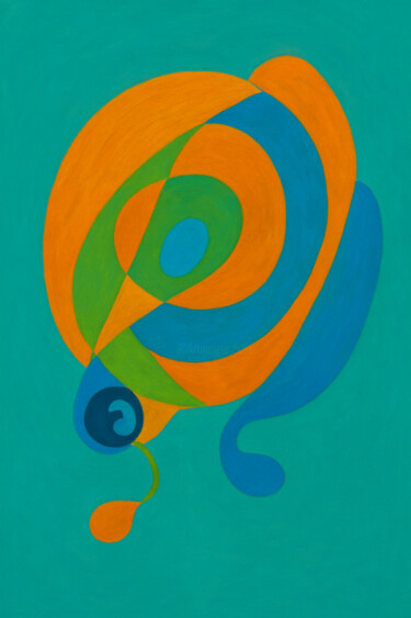 Entre formes et silences 数字艺术 标题为“Entre formes et si…” 由Yahya Ahssaini, 原创艺术品, 数字油画